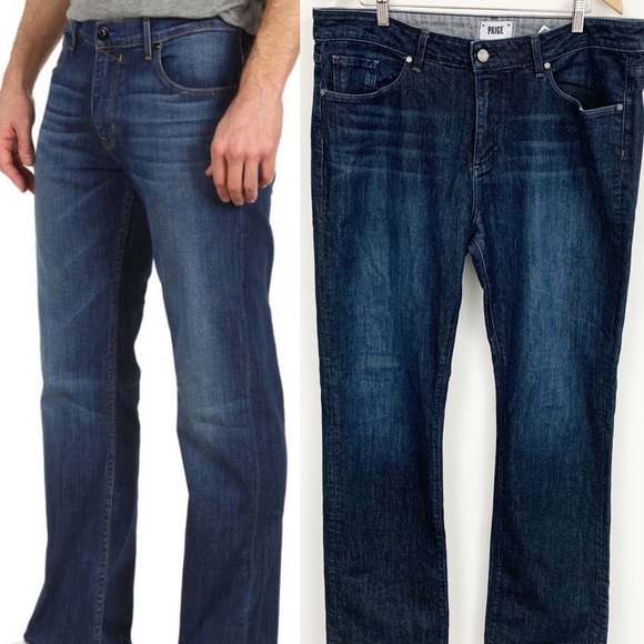 PAIGE Other - Paige Doheby XL extra long blue jeans Sz 40